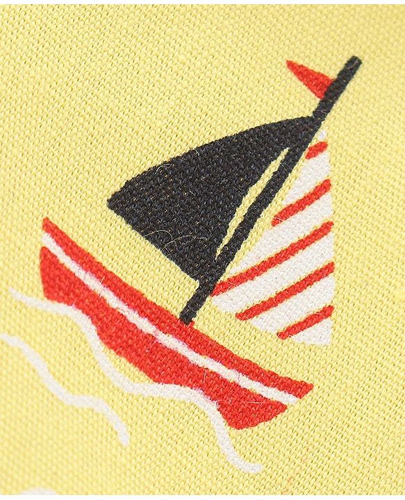 Babyhug Poplin Woven Boxers Football Whale & Boat Print Pack of 3 - Multicolour