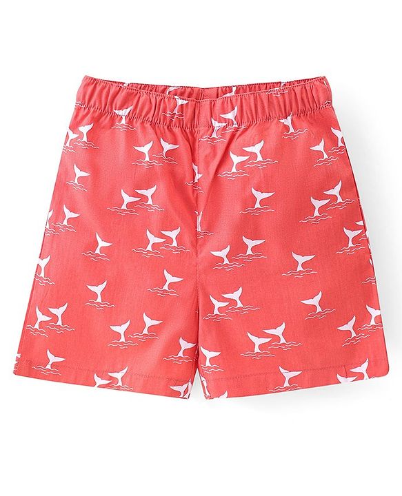 Babyhug Poplin Woven  Boxers with Rocket & Submarine Print Pack of 3 - Multicolour