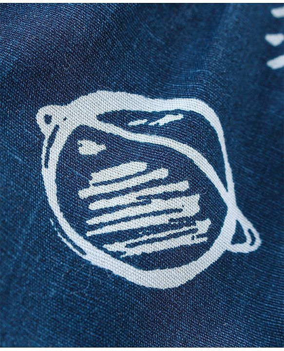Babyhug Poplin Woven  Boxers with Rocket & Submarine Print Pack of 3 - Multicolour