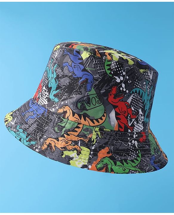Pine Kids Bucket Hat   Dino Print - Multicolor