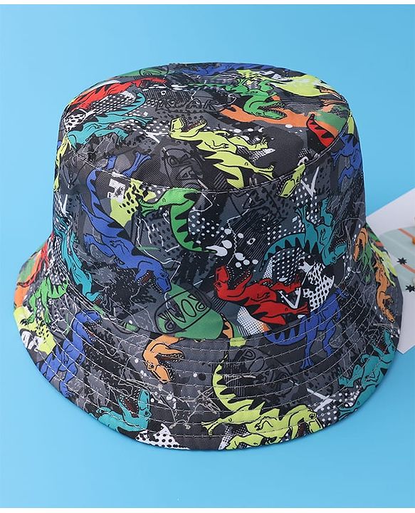 Pine Kids Bucket Hat   Dino Print - Multicolor