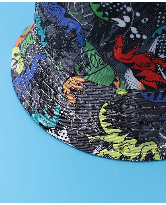 Pine Kids Bucket Hat   Dino Print - Multicolor