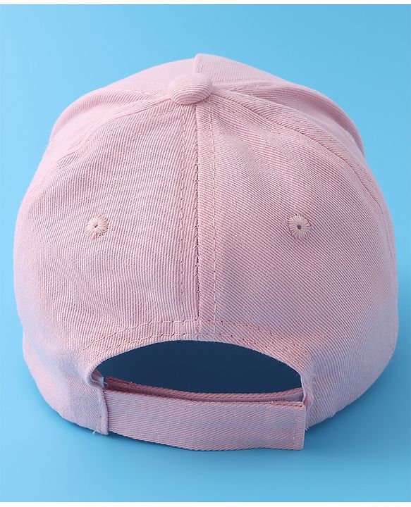 Pine Kids Baseball Cap with Text Print - Pink