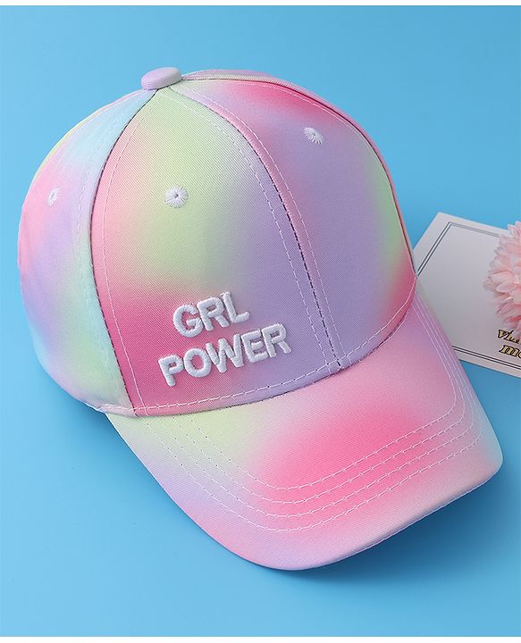 Babyhug Baseball Cap with Text Print- Multicolour