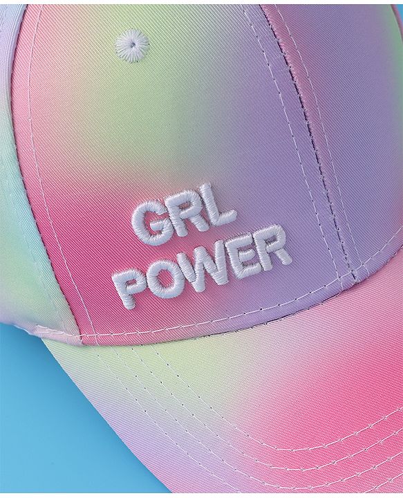 Babyhug Baseball Cap with Text Print- Multicolour