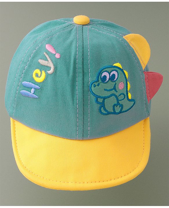 Babyhug Baseball Cap Dino Print - Green