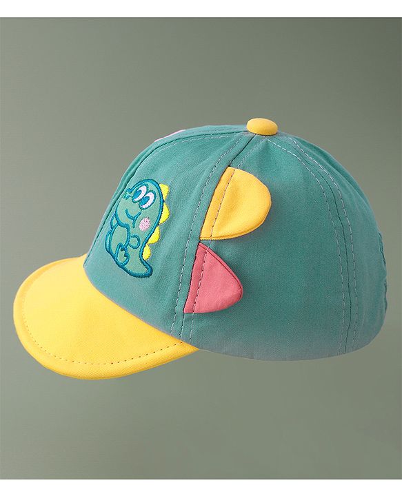 Babyhug Baseball Cap Dino Print - Green