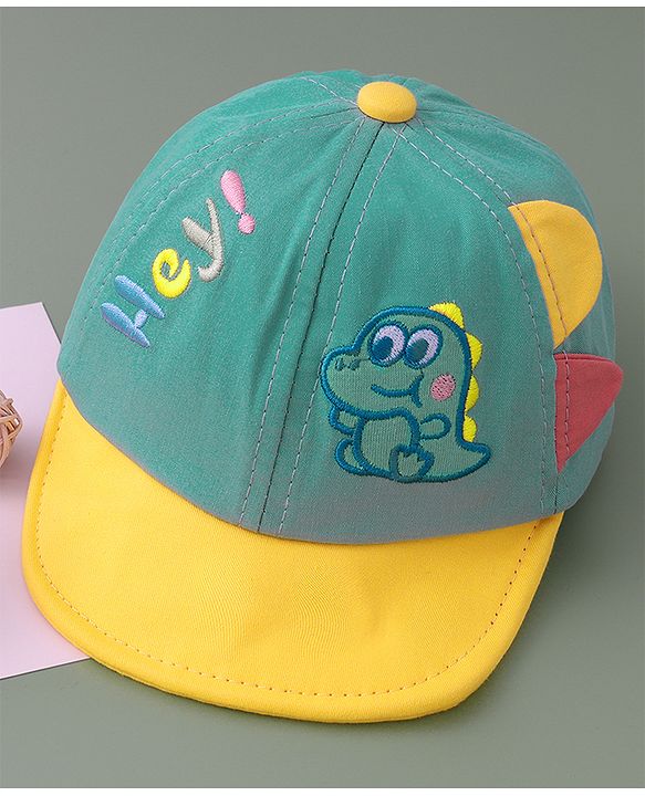 Babyhug Baseball Cap Dino Print - Green