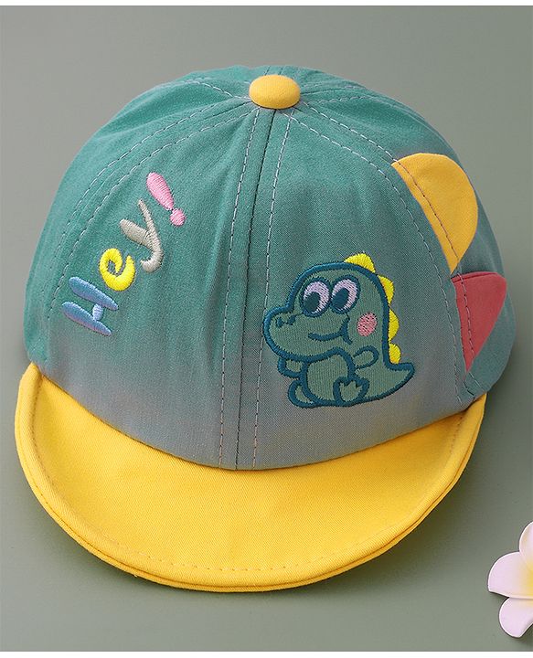 Babyhug Baseball Cap Dino Print - Green