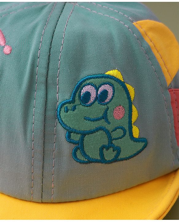 Babyhug Baseball Cap Dino Print - Green