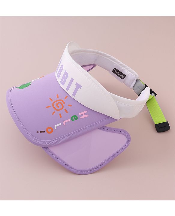 Babyhug Visor Cap Rabbit Print - Pink