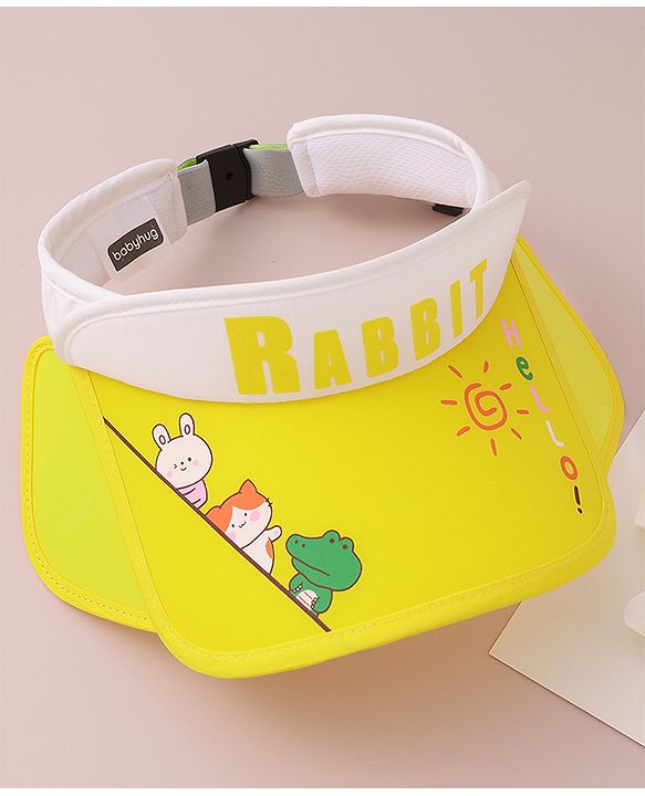 Babyhug Visor Cap Rabbit Print - Pink