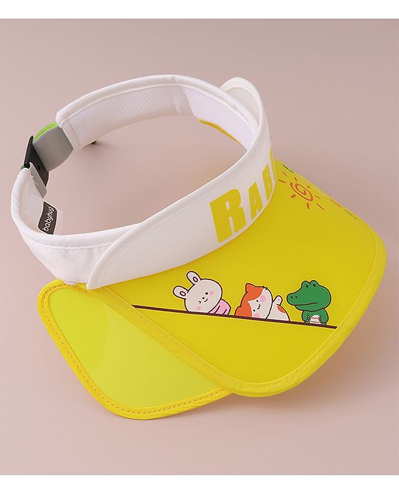 Babyhug Visor Cap Rabbit Print - Pink