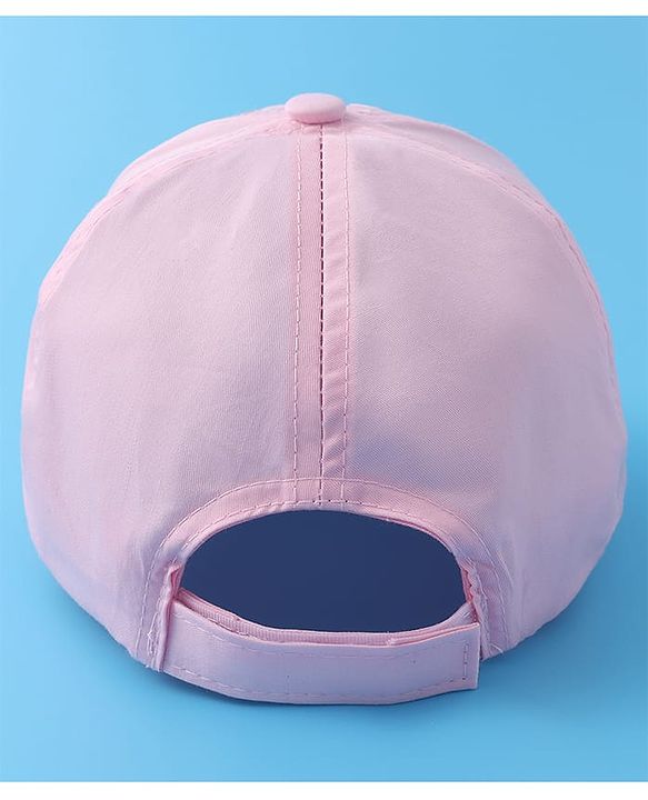 Pine Kids Baseball Cap with Floral & Sequined Detailing - Pink