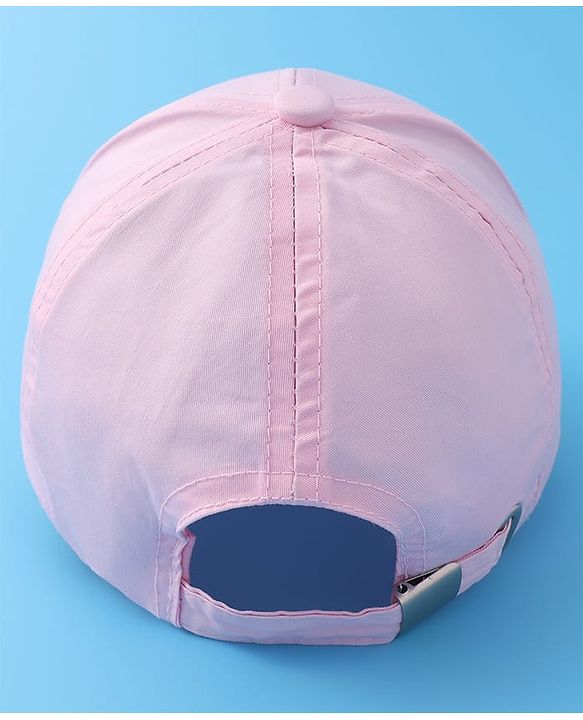 Pine Kids Baseball Shimmered Cap with Flamingo Applique - Pink