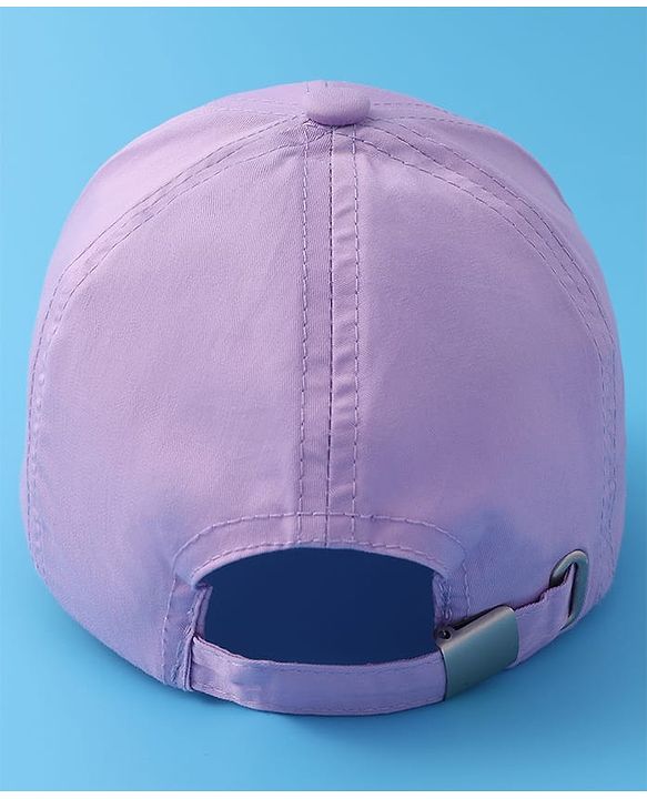 Pine Kids Baseball Shimmered Cap with Flamingo Applique - Purple