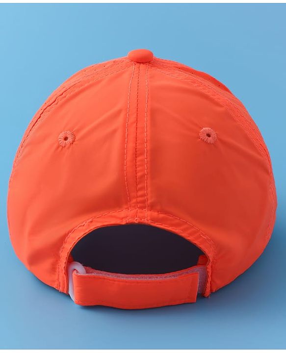 Pine Kids Baseball Cap with Text Print - Orange