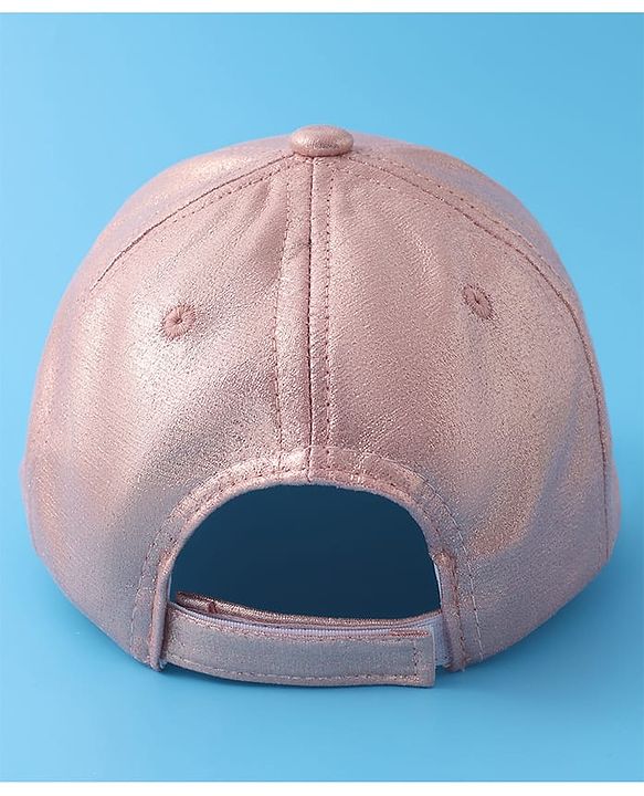 Pine Kids Baseball Cap Text Embroidery - Pink
