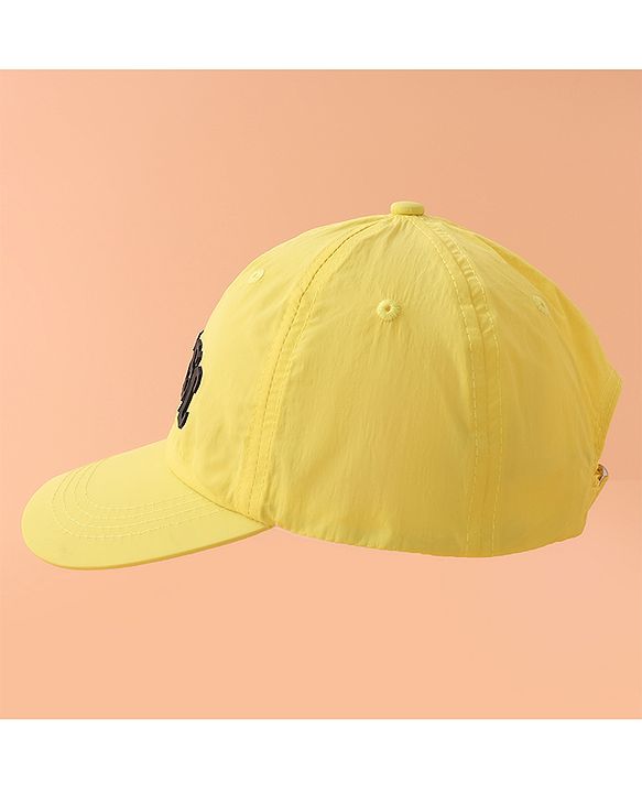 Babyhug Baseball Cap with Text Print - Yellow