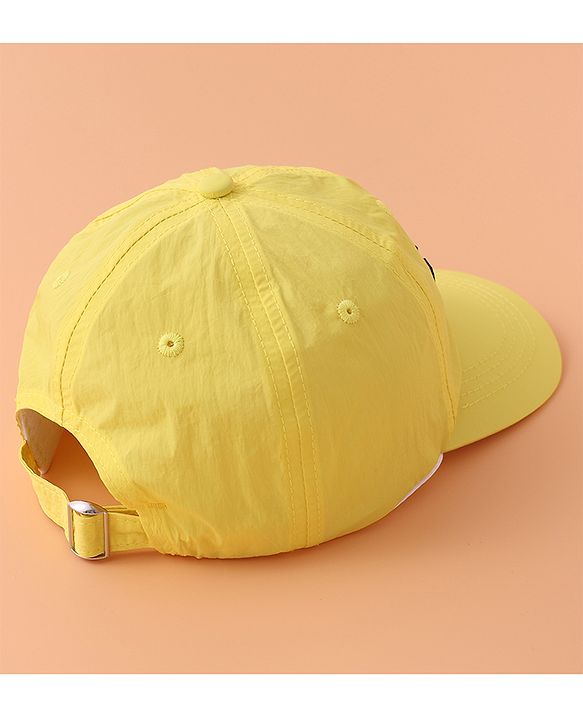 Babyhug Baseball Cap with Text Print - Yellow
