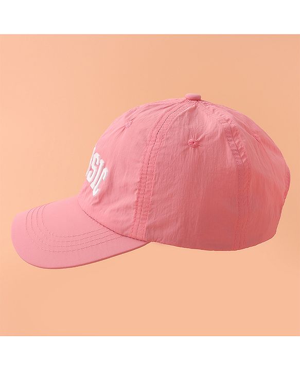 Babyhug Baseball Cap with Text Print - PInk