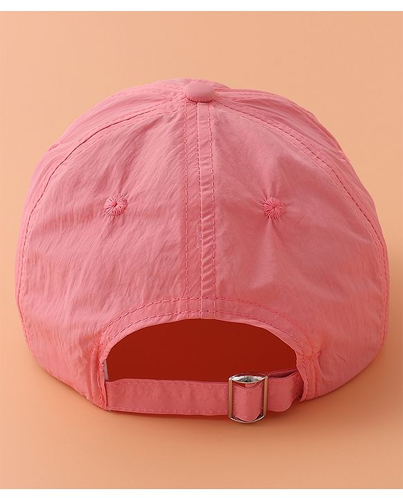 Babyhug Baseball Cap with Text Print - PInk
