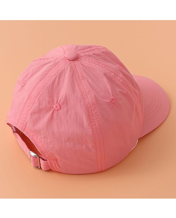Babyhug Baseball Cap with Text Print - PInk