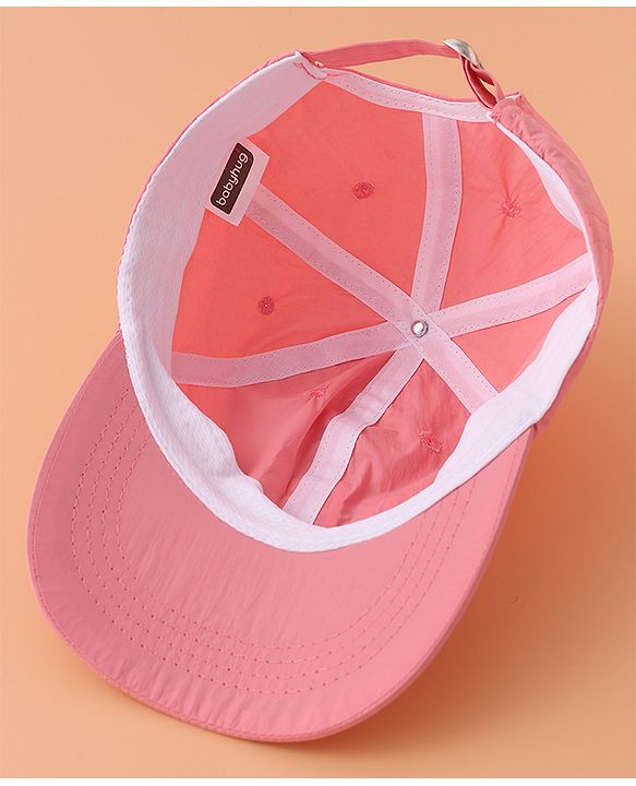 Babyhug Baseball Cap with Text Print - PInk