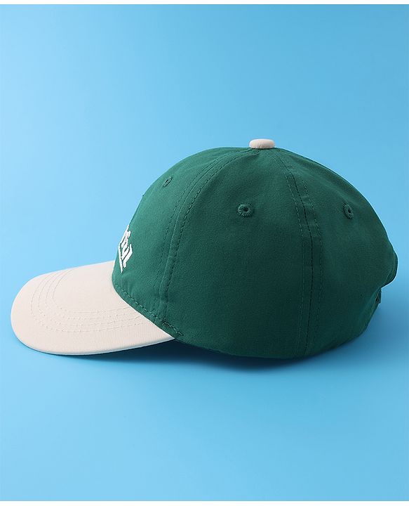 Babyhug Baseball Cap with Text Print - Green
