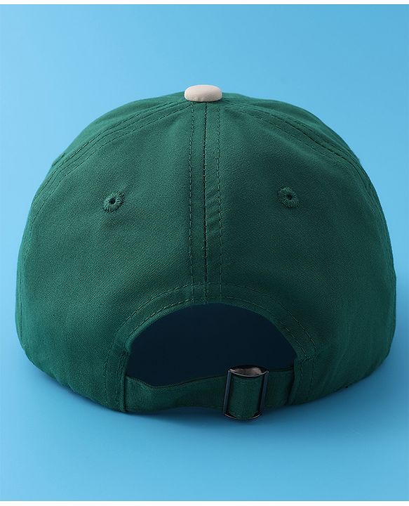 Babyhug Baseball Cap with Text Print - Green