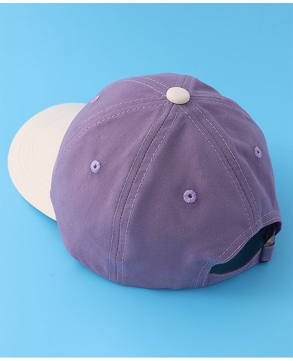 Babyhug Baseball Cap with Text Print - Purple