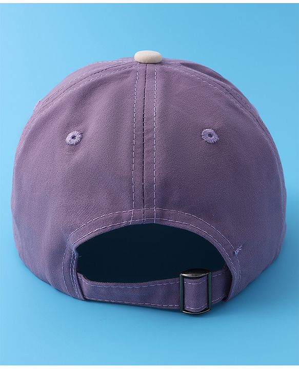 Babyhug Baseball Cap with Text Print - Purple