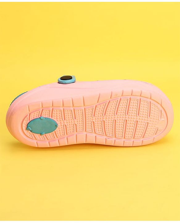 Pine Kids Clogs Text Patch - Light & Dark Pink
