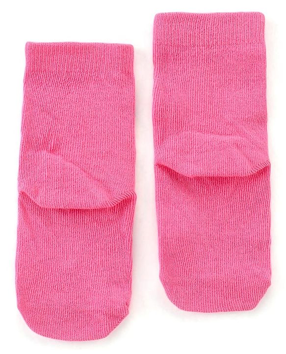 Cute Walk by Babyhug Anti Bacterial Ankle Length Socks Floral Design Pack Of 3 - Multicolour