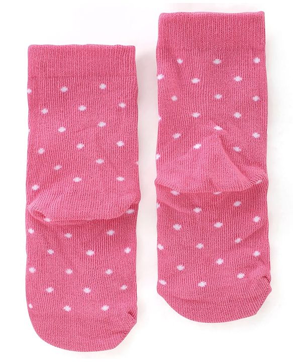 Cute Walk by Babyhug Anti Bacterial Ankle Length Socks Floral Design Pack Of 3 - Multicolour