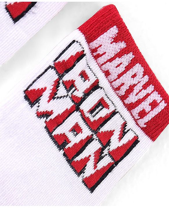 Pine Kids Marvel Non Terry Ankle Length Anti-Bacterial Socks Avengers Graphics Pack of 3 - Multicolor