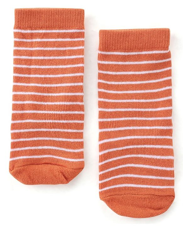 Cute Walk by Babyhug Anti Bacterial Ankle Length Socks Dino Design Pack Of 3 - Multicolour
