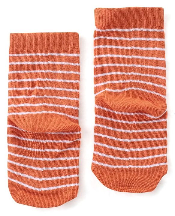 Cute Walk by Babyhug Anti Bacterial Ankle Length Socks Dino Design Pack Of 3 - Multicolour