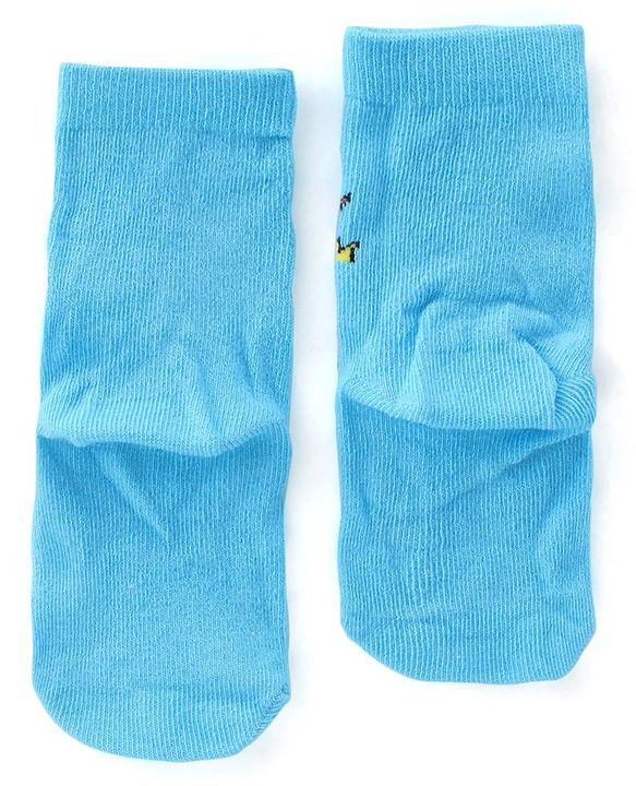 Cute Walk by Babyhug Anti Bacterial Ankle Length Socks Dino Design Pack Of 3 - Multicolour