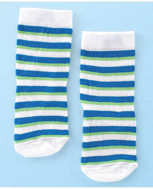 Cute Walk by Babyhug Anti Bacterial Ankle Length Socks Car Design Pack Of 3 - Multicolour