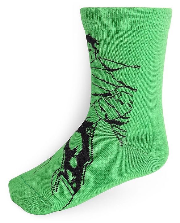 Pine Kids Marvel Knit Anti-Bacterial Ankle Length Socks Avengers Graphics Pack of 3 - Multicolour