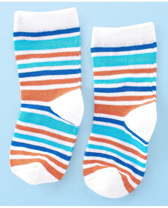 Cute Walk by Babyhug Anti Bacterial Ankle Length Socks Bunny Design Pack Of 3 - Multicolour