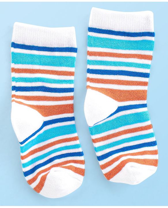 Cute Walk by Babyhug Anti Bacterial Ankle Length Socks Bunny Design Pack Of 3 - Multicolour