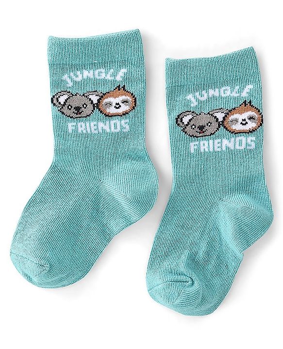 Cute Walk by Babyhug Anti Bacterial Ankle Length Socks Koala Design Pack Of 3 - Multicolour