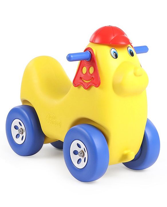 Babyhug Dog Shaped Rocking Ride On - Yellow