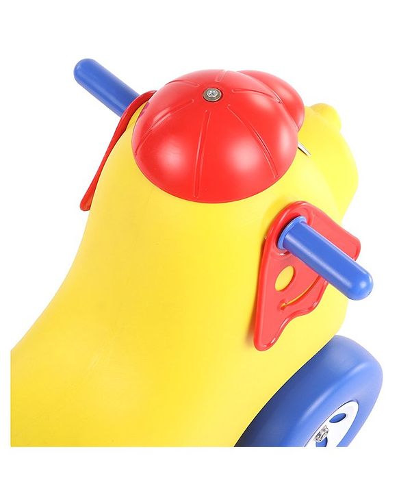 Babyhug Dog Shaped Rocking Ride On - Yellow
