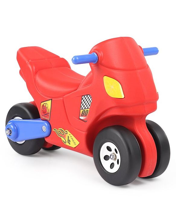 Babyhug Bike Shaped Ride On -Red