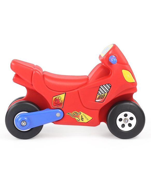 Babyhug Bike Shaped Ride On -Red