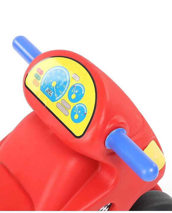 Babyhug Bike Shaped Ride On -Red