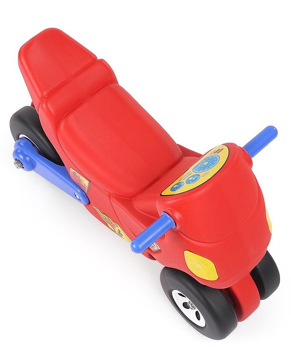 Babyhug Bike Shaped Ride On -Red